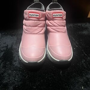 Hunter Pink Insulated Boots